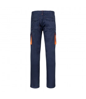 VL FIDES Pantalon elastico bicolor multibolsillos 240g m en algodon 46 EME 38 y poliester 16