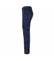 VL FIDES Pantalon elastico bicolor multibolsillos 240g m en algodon 46 EME 38 y poliester 16