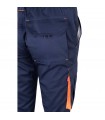 VL FIDES Pantalon elastico bicolor multibolsillos 240g m en algodon 46 EME 38 y poliester 16