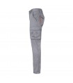 VL FIDES Pantalon elastico bicolor multibolsillos 240g m en algodon 46 EME 38 y poliester 16