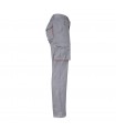 VL FIDES Pantalon elastico bicolor multibolsillos 240g m en algodon 46 EME 38 y poliester 16