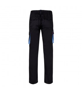 VL FIDES Pantalon elastico bicolor multibolsillos 240g m en algodon 46 EME 38 y poliester 16