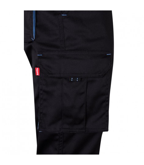 VL FIDES Pantalon elastico bicolor multibolsillos 240g m en algodon 46 EME 38 y poliester 16