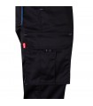 VL FIDES Pantalon elastico bicolor multibolsillos 240g m en algodon 46 EME 38 y poliester 16