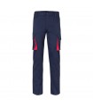 VL FIDES Pantalon elastico bicolor multibolsillos 240g m en algodon 46 EME 38 y poliester 16