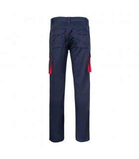 VL FIDES Pantalon elastico bicolor multibolsillos 240g m en algodon 46 EME 38 y poliester 16