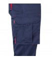 VL FIDES Pantalon elastico bicolor multibolsillos 240g m en algodon 46 EME 38 y poliester 16
