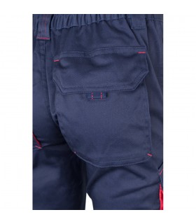 VL FIDES Pantalon elastico bicolor multibolsillos 240g m en algodon 46 EME 38 y poliester 16
