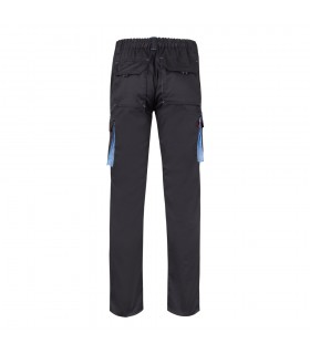 VL FIDES Pantalon elastico bicolor multibolsillos 240g m en algodon 46 EME 38 y poliester 16