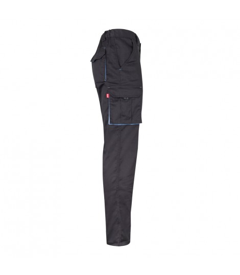 VL FIDES Pantalon elastico bicolor multibolsillos 240g m en algodon 46 EME 38 y poliester 16