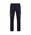 VL FIDES Pantalon elastico bicolor multibolsillos 240g m en algodon 46 EME 38 y poliester 16