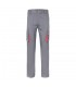 VL FIDES Pantalon elastico bicolor multibolsillos 240g m en algodon 46 EME 38 y poliester 16