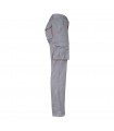 VL FIDES Pantalon elastico bicolor multibolsillos 240g m en algodon 46 EME 38 y poliester 16