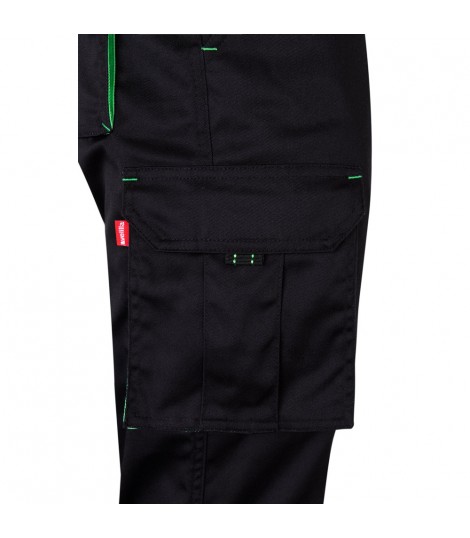VL FIDES Pantalon elastico bicolor multibolsillos 240g m en algodon 46 EME 38 y poliester 16
