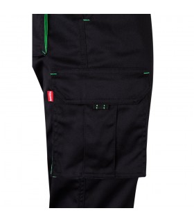 VL FIDES Pantalon elastico bicolor multibolsillos 240g m en algodon 46 EME 38 y poliester 16