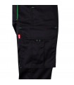 VL FIDES Pantalon elastico bicolor multibolsillos 240g m en algodon 46 EME 38 y poliester 16