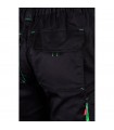 VL FIDES Pantalon elastico bicolor multibolsillos 240g m en algodon 46 EME 38 y poliester 16