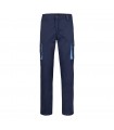 VL FIDES Pantalon elastico bicolor multibolsillos 240g m en algodon 46 EME 38 y poliester 16