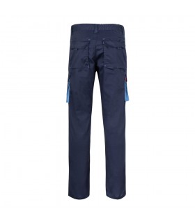 VL FIDES Pantalon elastico bicolor multibolsillos 240g m en algodon 46 EME 38 y poliester 16