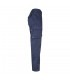 VL FIDES Pantalon elastico bicolor multibolsillos 240g m en algodon 46 EME 38 y poliester 16