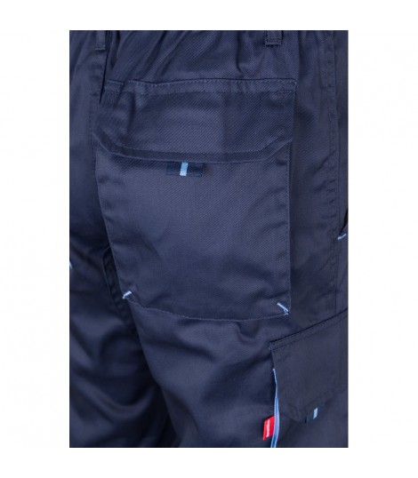 VL FIDES Pantalon elastico bicolor multibolsillos 240g m en algodon 46 EME 38 y poliester 16