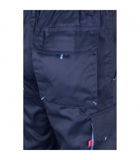 VL FIDES Pantalon elastico bicolor multibolsillos 240g m en algodon 46 EME 38 y poliester 16