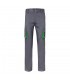 VL FIDES Pantalon elastico bicolor multibolsillos 240g m en algodon 46 EME 38 y poliester 16