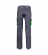 VL FIDES Pantalon elastico bicolor multibolsillos 240g m en algodon 46 EME 38 y poliester 16