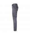 VL FIDES Pantalon elastico bicolor multibolsillos 240g m en algodon 46 EME 38 y poliester 16