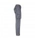VL FIDES Pantalon elastico bicolor multibolsillos 240g m en algodon 46 EME 38 y poliester 16
