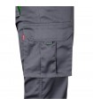 VL FIDES Pantalon elastico bicolor multibolsillos 240g m en algodon 46 EME 38 y poliester 16