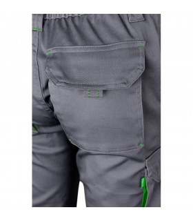VL FIDES Pantalon elastico bicolor multibolsillos 240g m en algodon 46 EME 38 y poliester 16