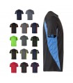 VL SLAYER. Camiseta técnica ojo de pájaro bicolor (160g/m²), en poliéster (100%)