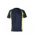 VL SLAYER Camiseta tecnica ojo de pajaro bicolor 160g m en poliester 100