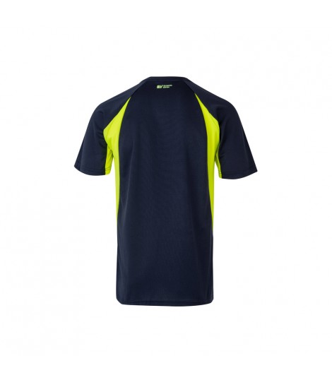 VL SLAYER Camiseta tecnica ojo de pajaro bicolor 160g m en poliester 100
