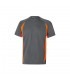 VL SLAYER Camiseta tecnica ojo de pajaro bicolor 160g m en poliester 100