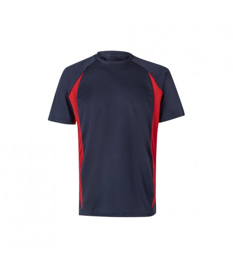 VL SLAYER Camiseta tecnica ojo de pajaro bicolor 160g m en poliester 100