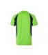 VL SLAYER Camiseta tecnica ojo de pajaro bicolor 160g m en poliester 100