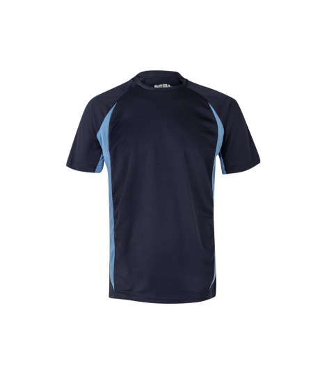 VL SLAYER Camiseta tecnica ojo de pajaro bicolor 160g m en poliester 100