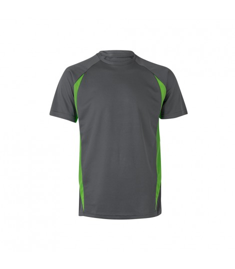 VL SLAYER Camiseta tecnica ojo de pajaro bicolor 160g m en poliester 100