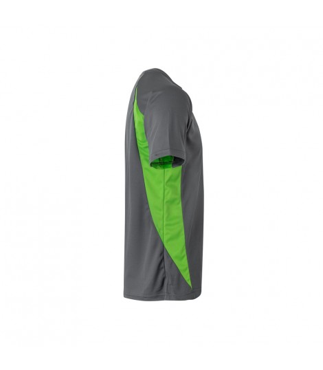 VL SLAYER Camiseta tecnica ojo de pajaro bicolor 160g m en poliester 100