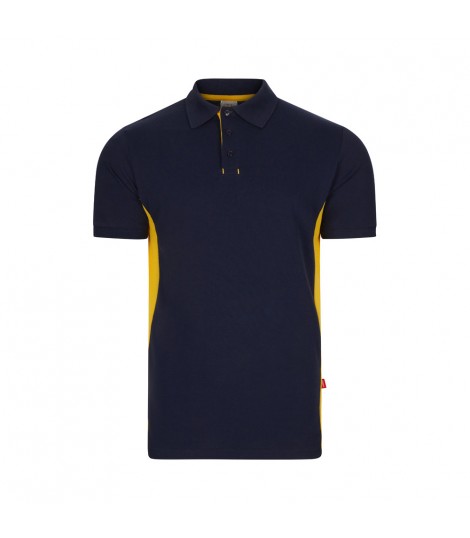 VL SUPAY Polo pique bicolor 180g m manga corta en algodon 60 y poliester 40