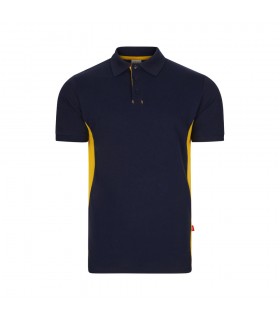 VL SUPAY Polo pique bicolor 180g m manga corta en algodon 60 y poliester 40