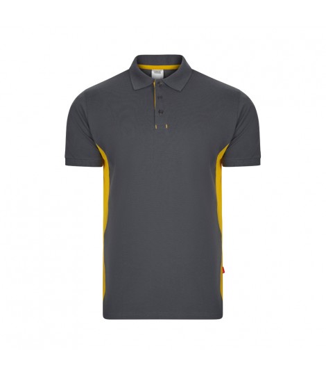 VL SUPAY Polo pique bicolor 180g m manga corta en algodon 60 y poliester 40