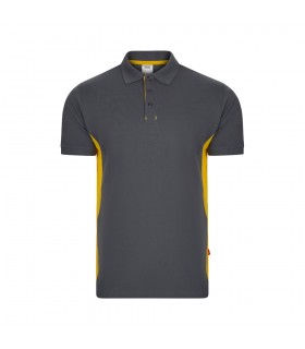 VL SUPAY Polo pique bicolor 180g m manga corta en algodon 60 y poliester 40