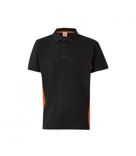 VL SUPAY Polo pique bicolor 180g m manga corta en algodon 60 y poliester 40