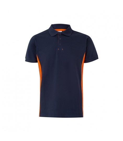 VL SUPAY Polo pique bicolor 180g m manga corta en algodon 60 y poliester 40