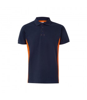 VL SUPAY Polo pique bicolor 180g m manga corta en algodon 60 y poliester 40