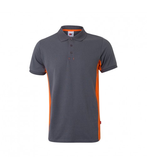 VL SUPAY Polo pique bicolor 180g m manga corta en algodon 60 y poliester 40