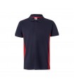 VL SUPAY Polo pique bicolor 180g m manga corta en algodon 60 y poliester 40